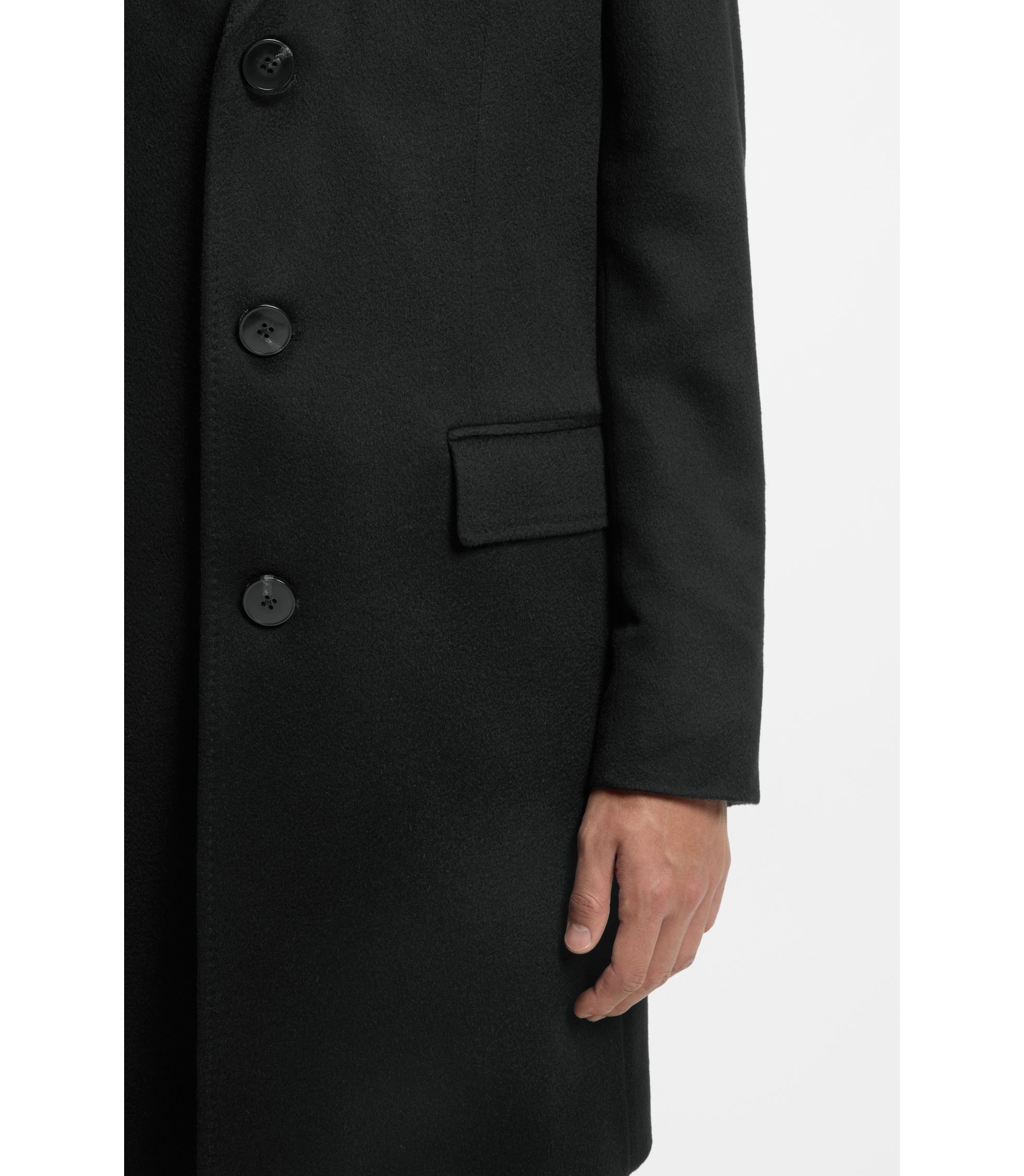 BOSS - スリムフィットコート カシミア - ブラック