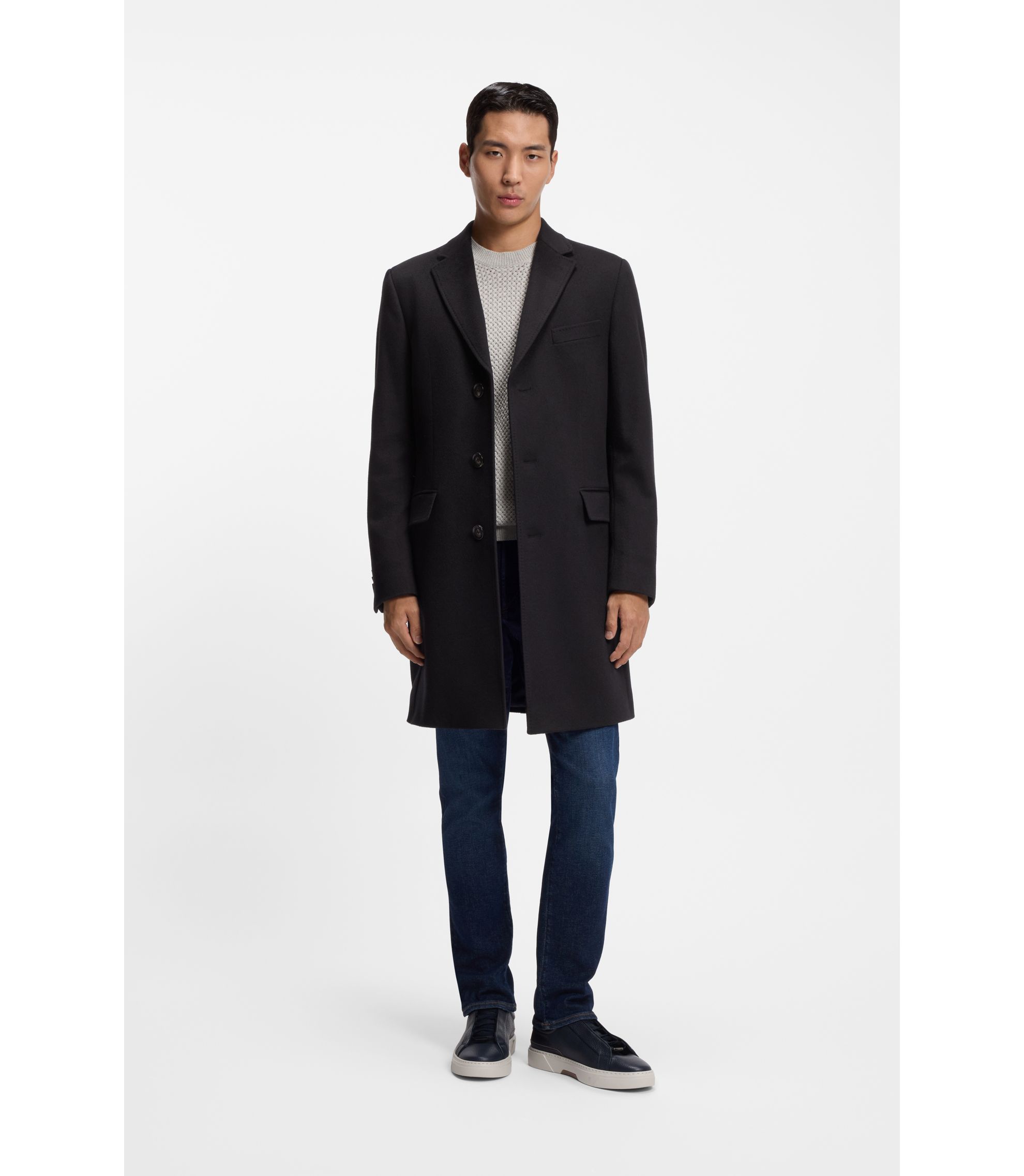 [ちゃむさん専用]HUGO BOSS スリムフィットコート カシミア入り ちゃむさん専用]HUGO BOSS スリムフィットコート カシミア入り - メルカリ