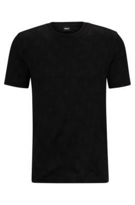 Louis Vuitton Giant Monogram Two-Color Black Short-Sleeved T-Shirt mens