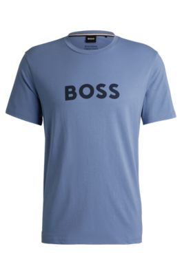 BOSS Cottonjersey regularfit Tshirt with SPF 50+ UV protection