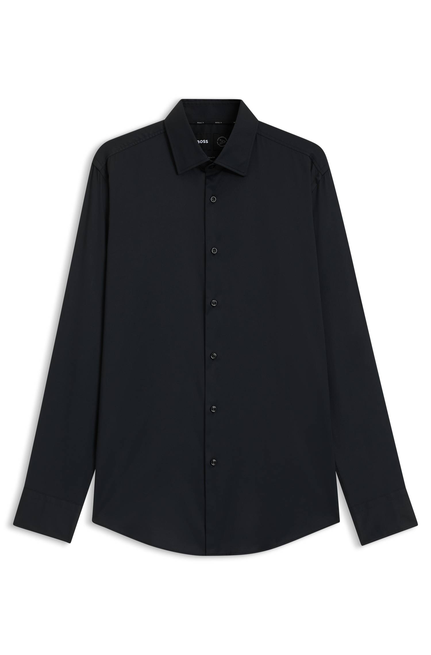 Boss Slim-fit shirt in performance-stretch twill skjortor & blusar herr – bild 4