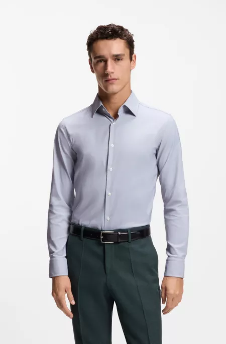 Chemise Slim en twill stretch performant
