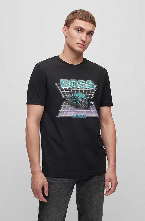BOSS - レギュラーフィットTシャツ コットンジャージー コレクション