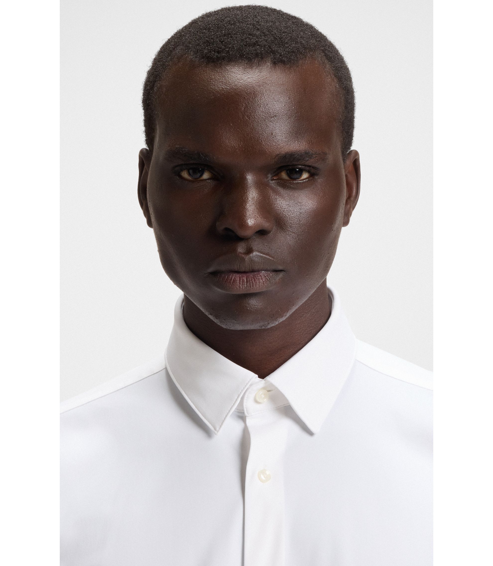 Fit Shirt Hugo Boss Camicia Bianca Camicia Joe Micro-fantasia