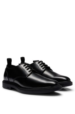 Hugo Boss オックスフォード ビジネスシューズ US10 黒 革靴-