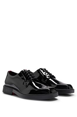 Hugo boss patent sales leather