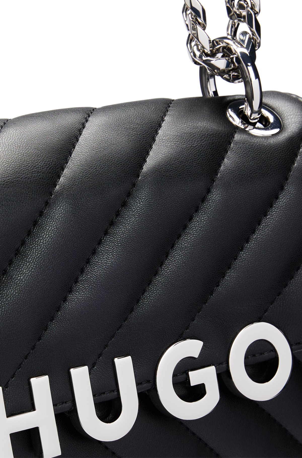 in shoulder coated - Quilted HUGO bag synthetic fabric