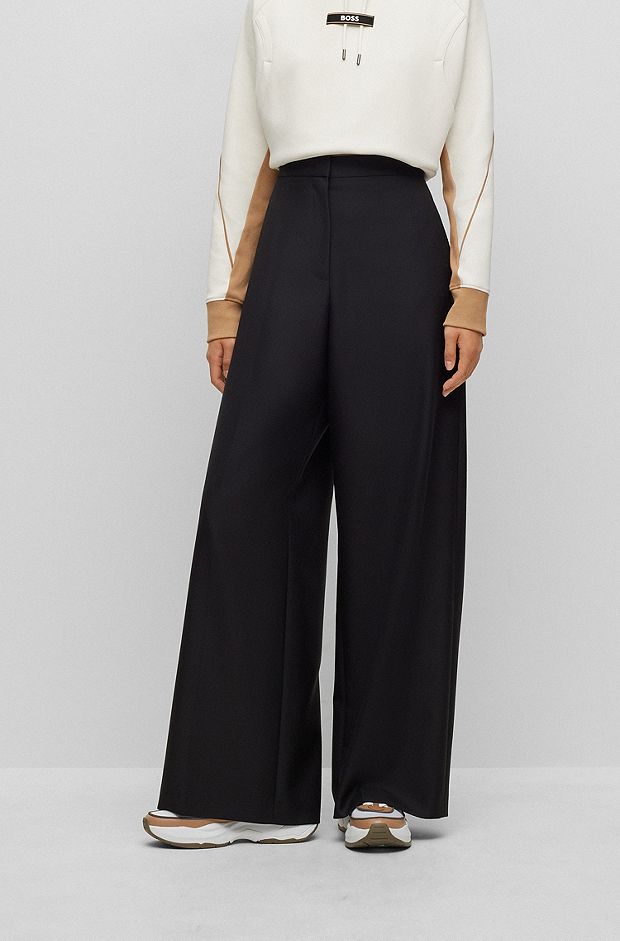 Pantalones oversize fit BOSS x Alica Schmidt, Negro