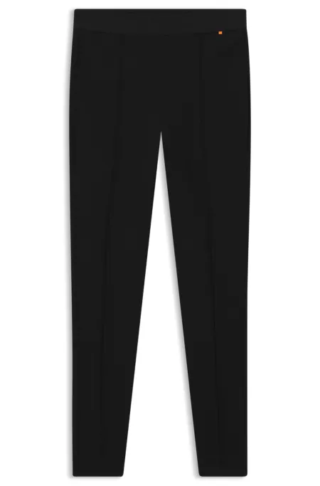 Extra-slim-fit trousers with front seam
