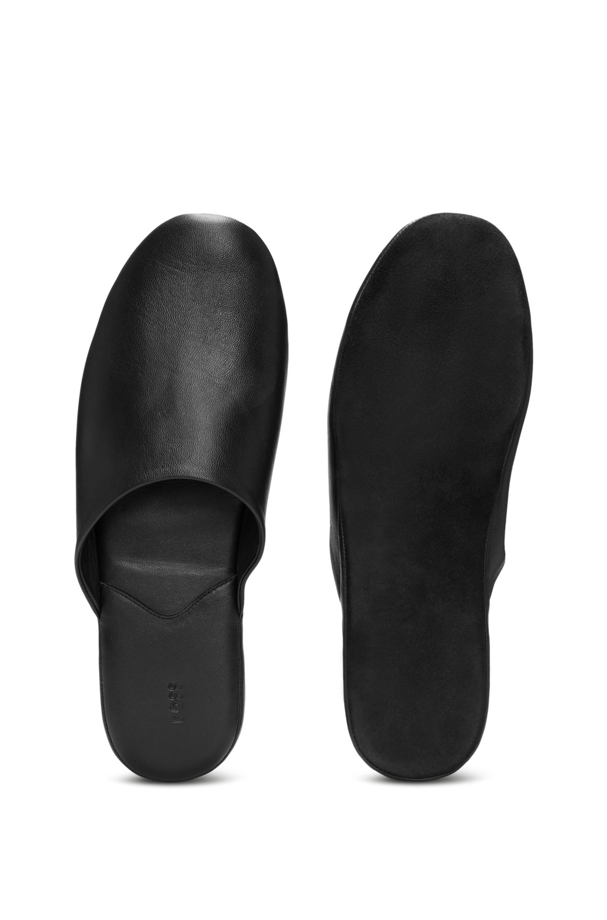nåde Kridt Skriv en rapport BOSS - Travel slippers in soft leather