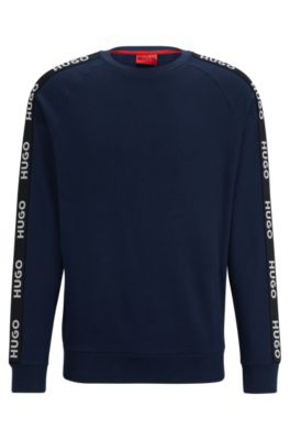 Moschino tape outlet logo sweatshirt