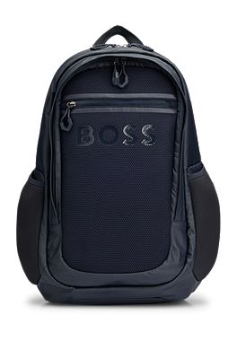 BOSS - ミックスストラクチャー バックパック エンボスロゴ