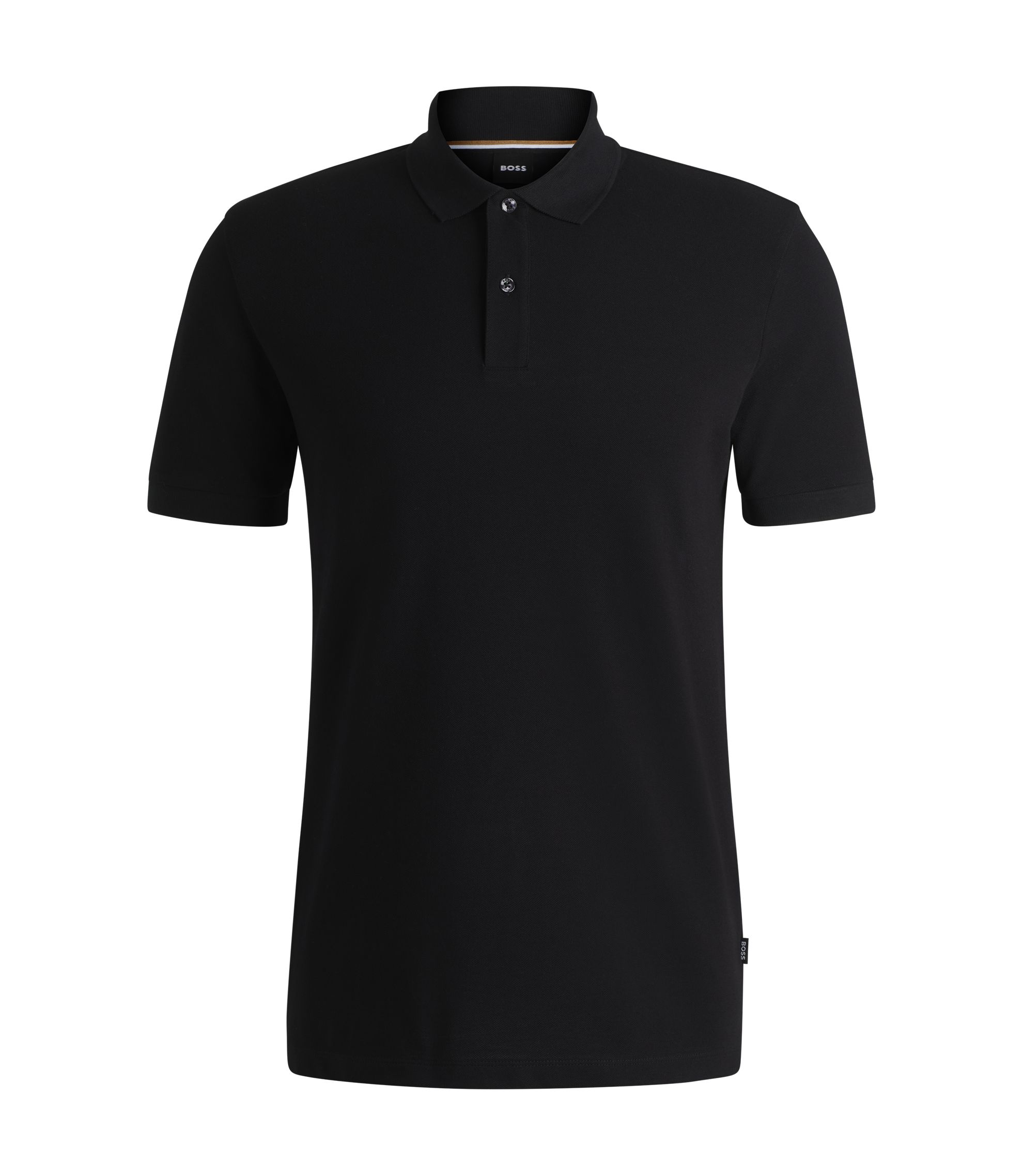 Regular-Fit Poloshirt aus Baumwoll-Piqué