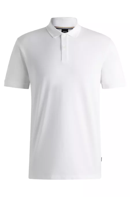 Regular-fit polo shirt in cotton piqué