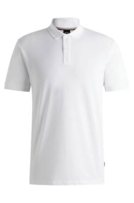 Regular-fit polo shirt in cotton piqué 1