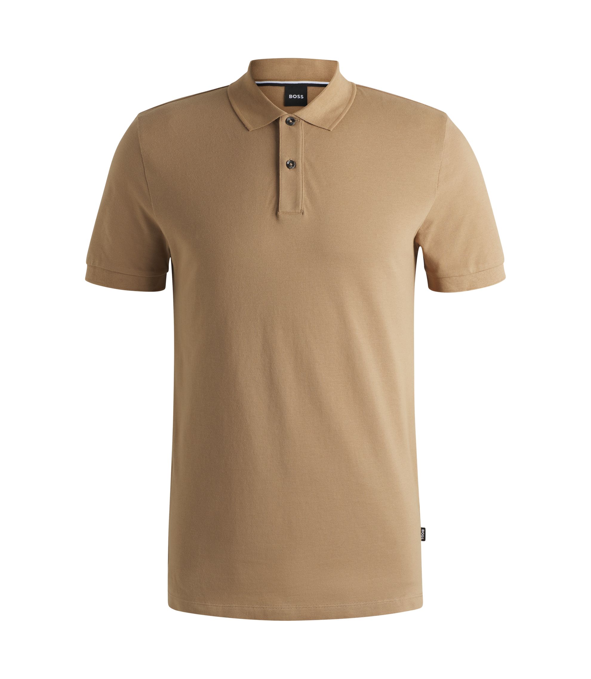 Regular-Fit Poloshirt aus Baumwoll-Piqué