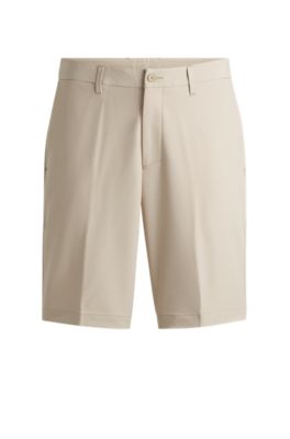 BOSS - Slim-Fit Shorts aus bügelleichtem Vier-Wege-Stretch