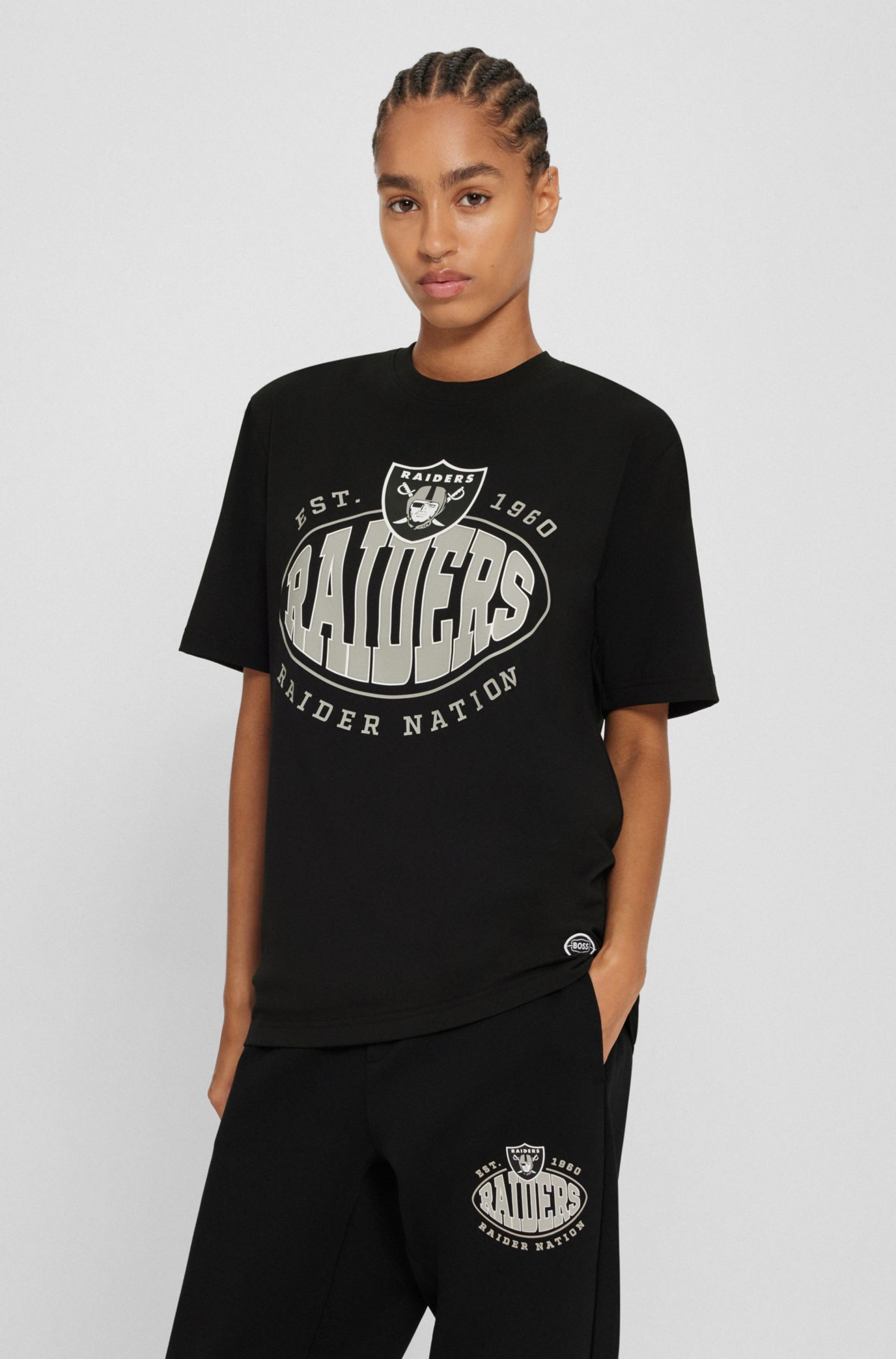 New Era Oakland Raiders Team Logo Short Sleeve T-Shirt