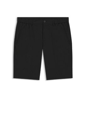 Slim-fit shorts in technical-stretch poplin