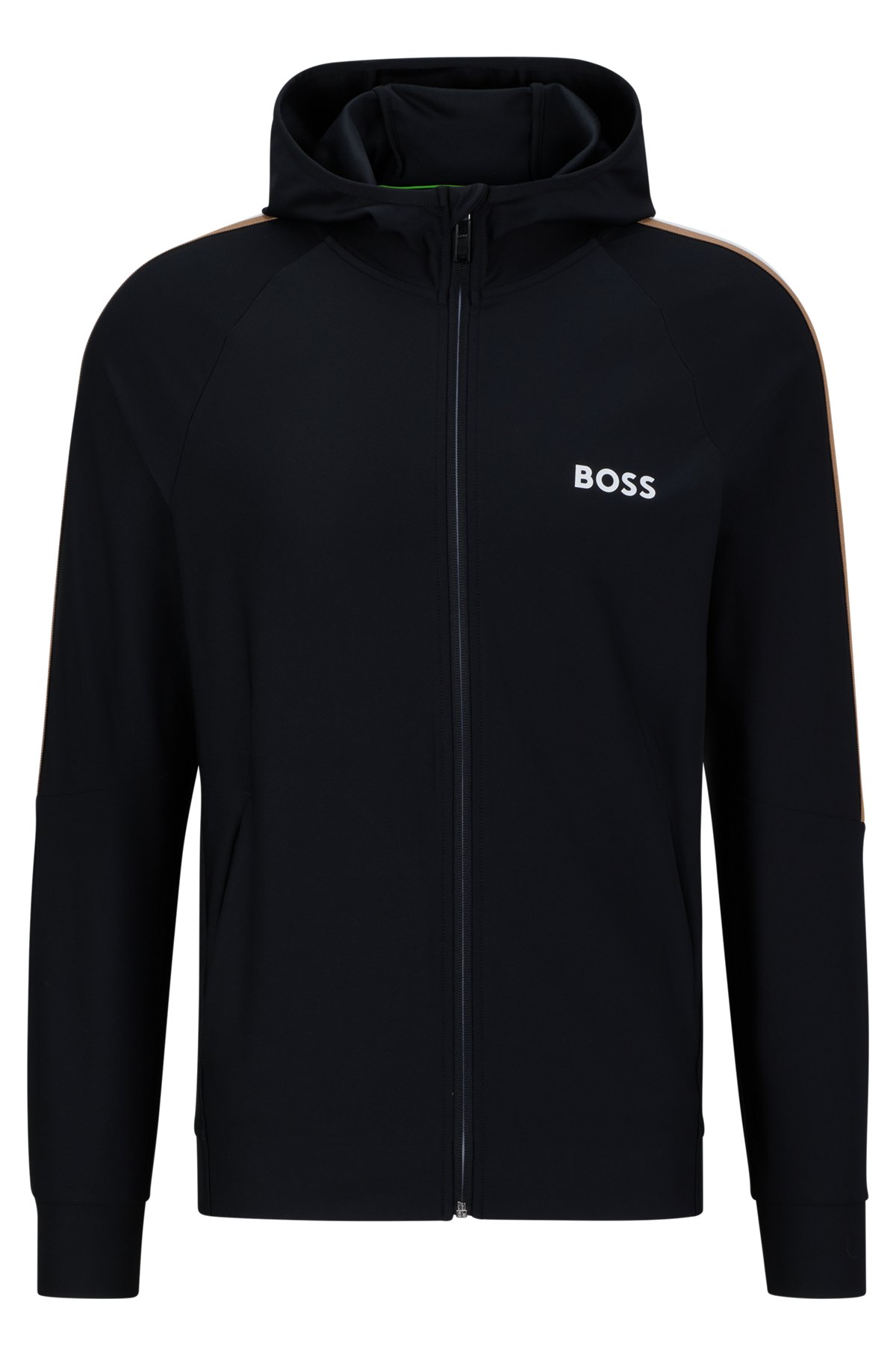 BOSS - BOSS x Matteo Berrettini hoodie with logo and stripes