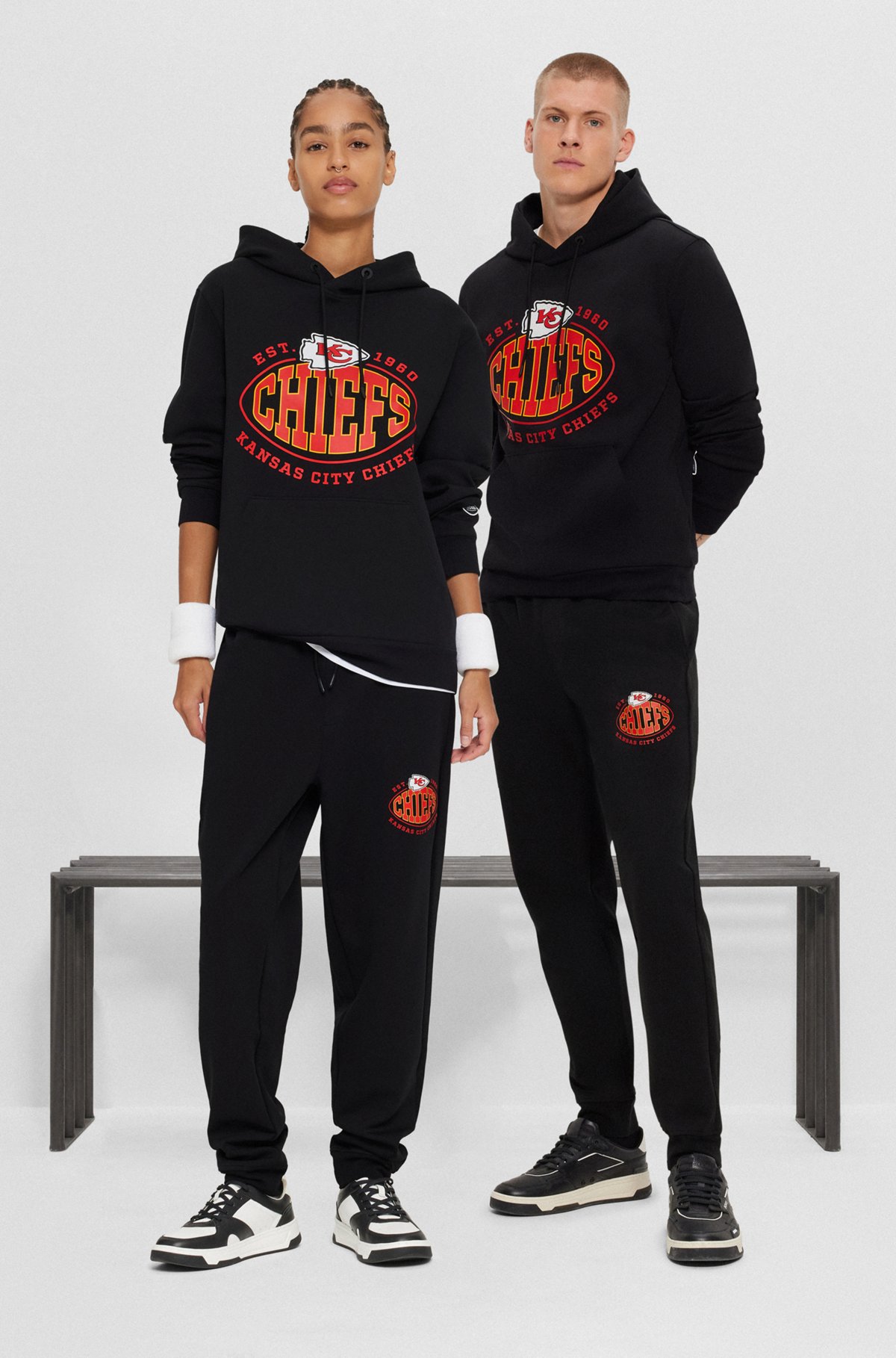 Cotton-blend regular-fit sweatshirt with collaborative branding