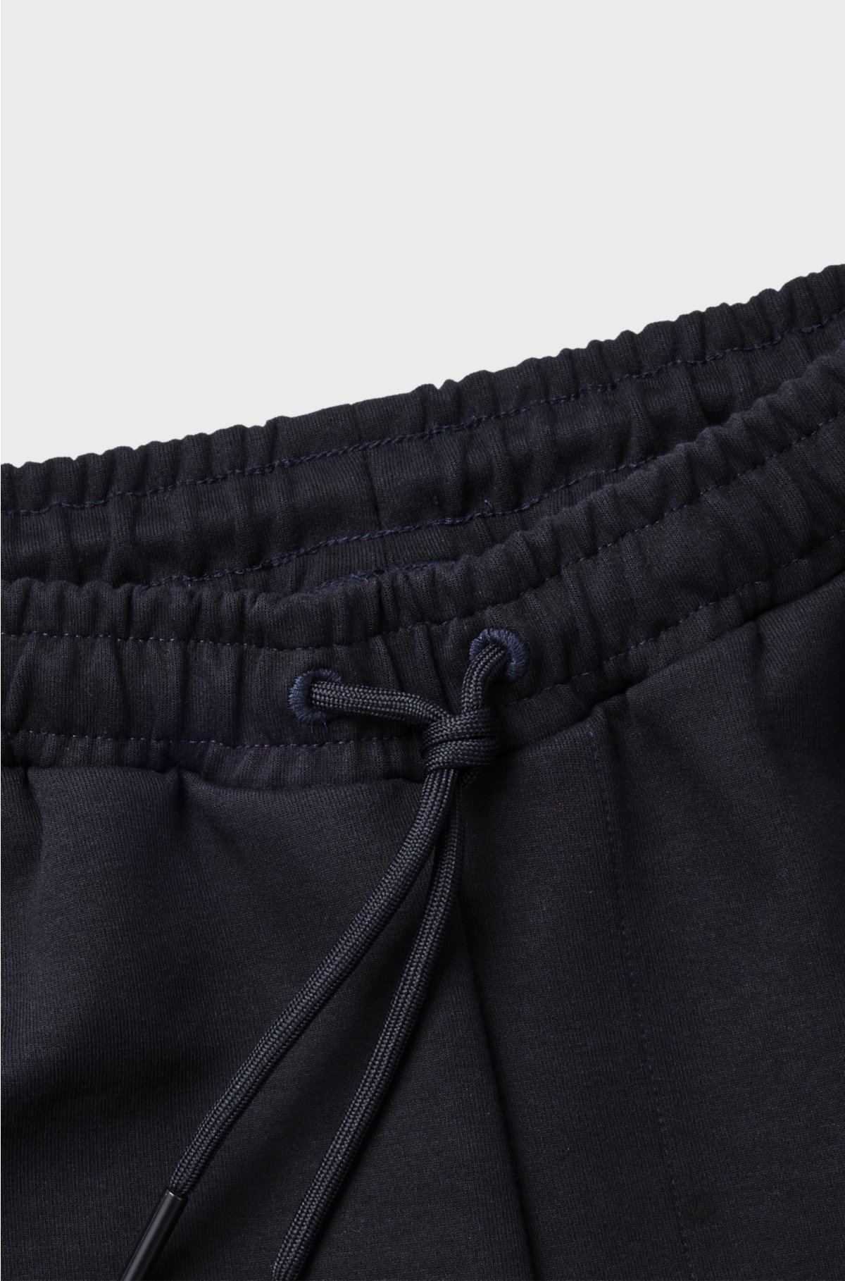 Cotton-blend tracksuit bottoms with HD logo print, Dark Blue
