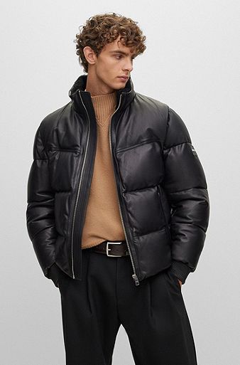 HUGO BOSS Leather Jackets – Elaborate designs