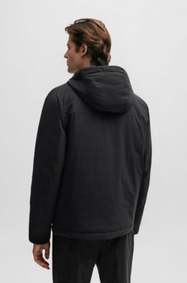 BOSS Waterrepellent jacket in creaseresistant stretch material