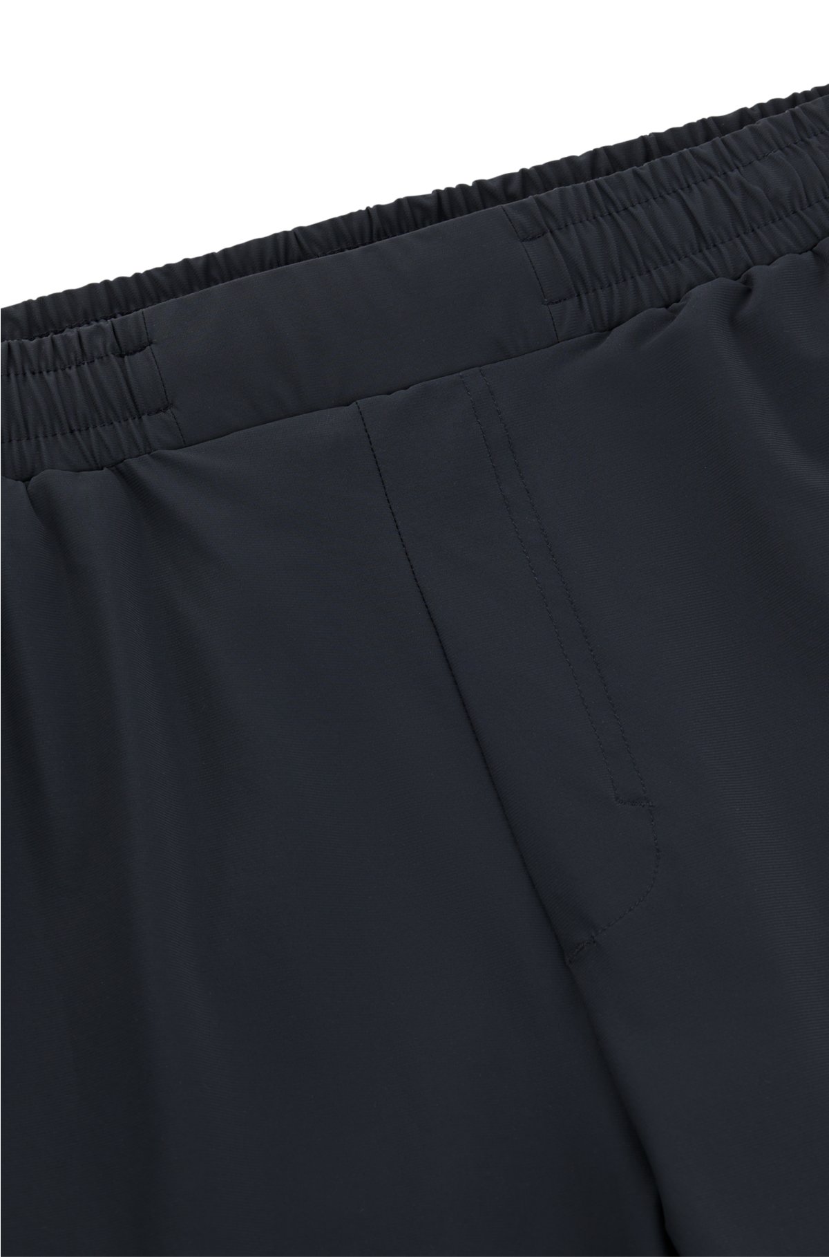 Regular-fit shorts with decorative reflective artwork, Dark Blue