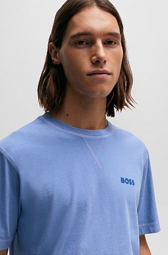 Stylish Blue T-Shirts for BOSS Men Men HUGO | by BOSS