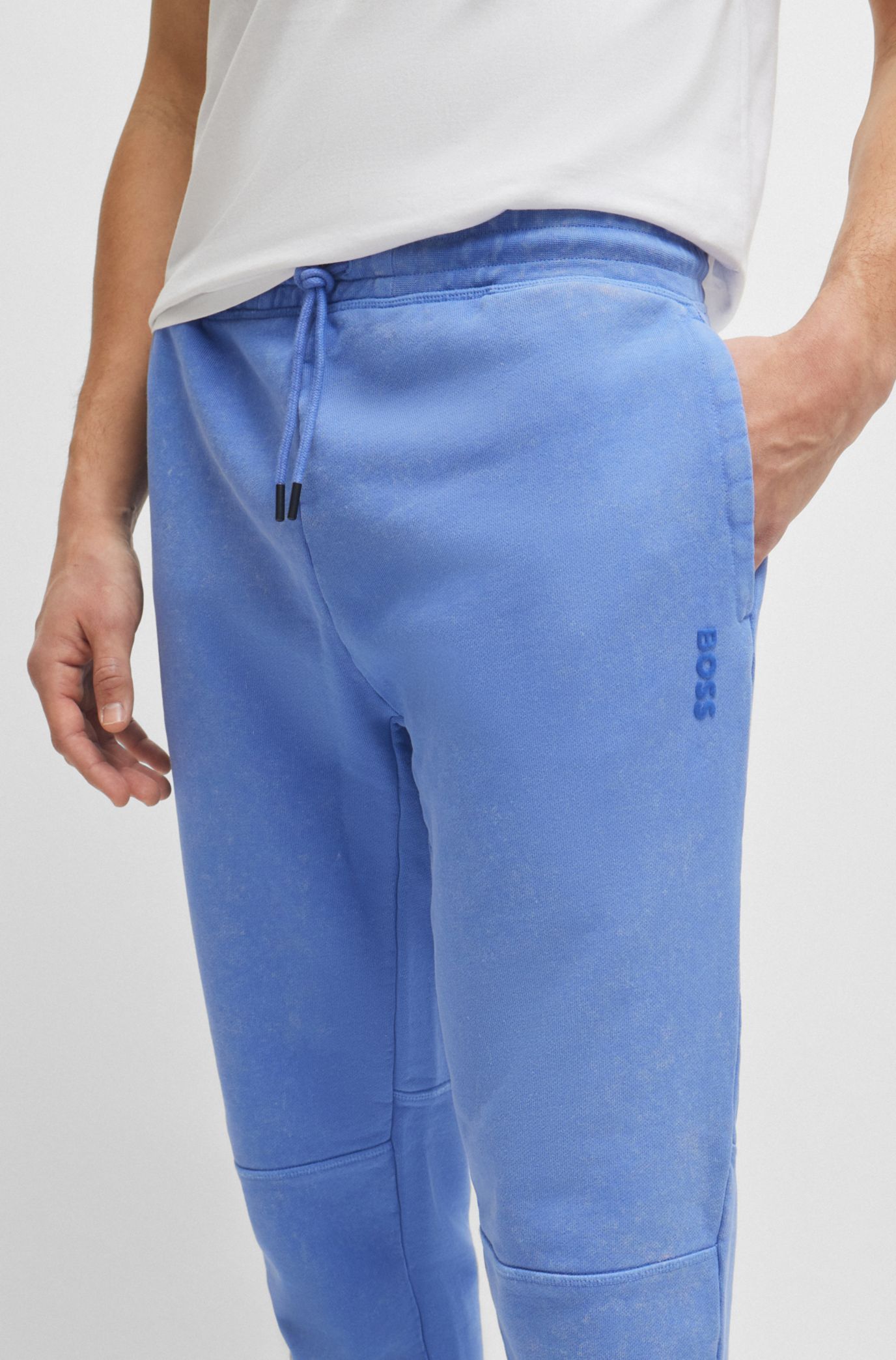 Hugo boss blue joggers new arrivals