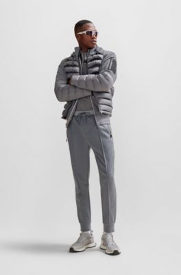 BOSS - Jogginghose aus Baumwoll-Mix mit verpixelten Details 