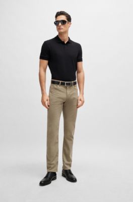 Slim-fit jeans in two-tone stretch denim, Light Beige