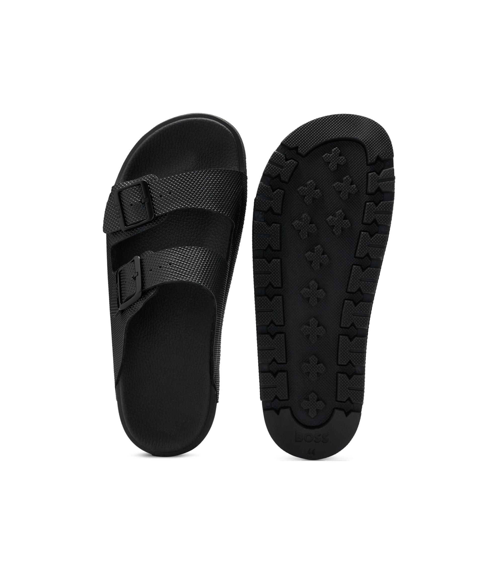 BOSS クロスストラップサンダル ブラウン/ブラック トッズ TOD'S XXW11K0FH50 GOC サンダル GOLDEN CALF レディース