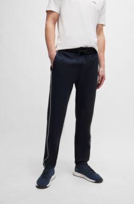 BOSS - Regular-Fit Jogginghose mit kontrastfarbenen Paspeln 