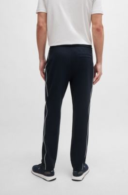 BOSS - Regular-Fit Jogginghose mit kontrastfarbenen Paspeln 