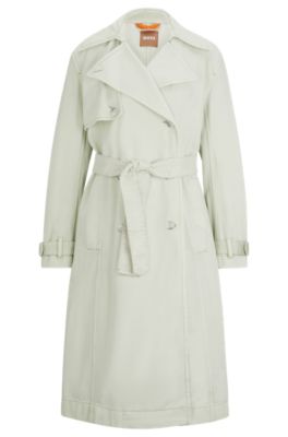 Hugo boss deals trench coat womens