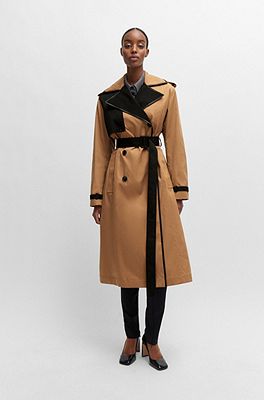 Burberry brown trench sale coat