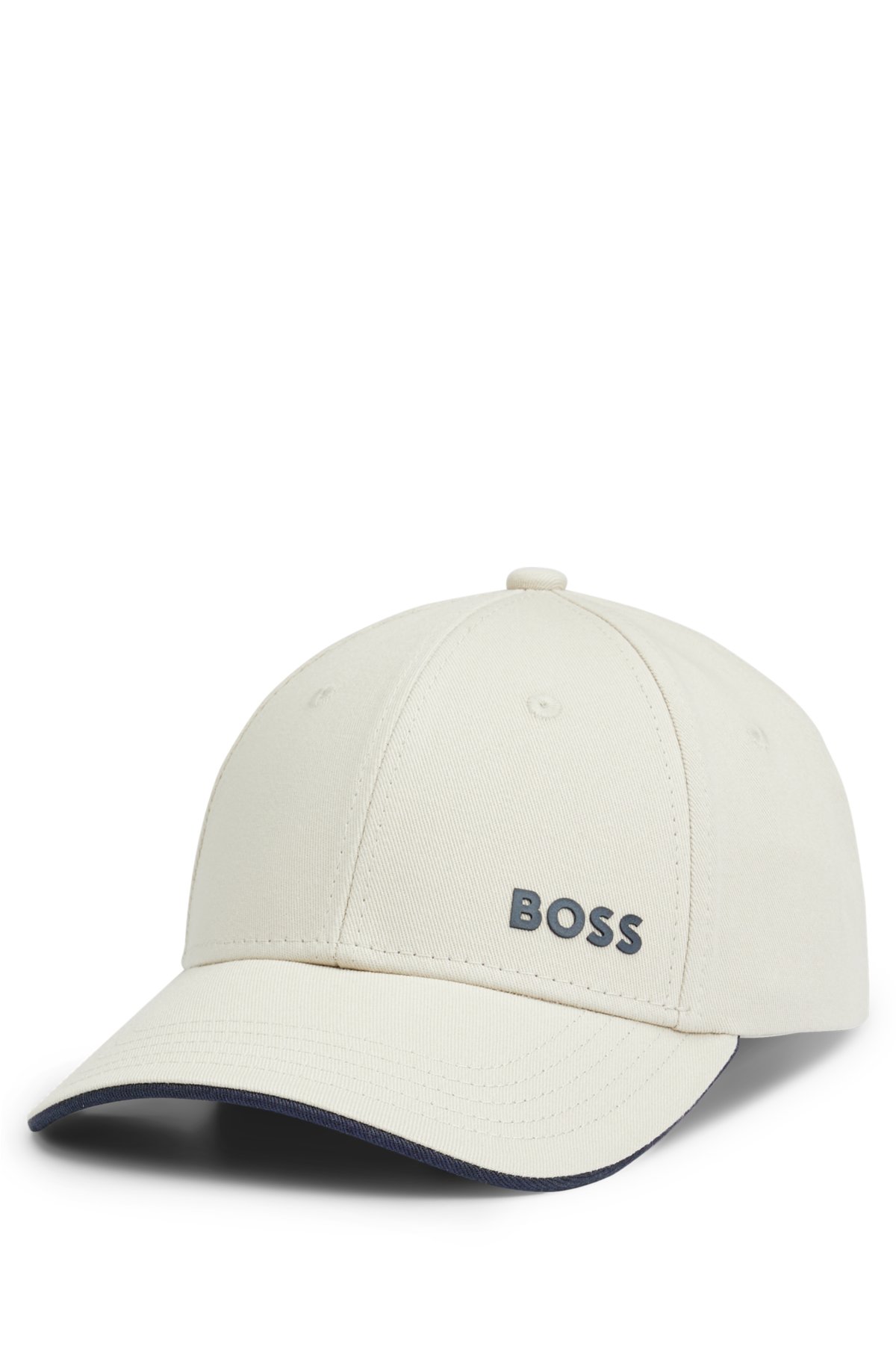 Baumwoll-Twill Cap mit BOSS - Logo-Print aus