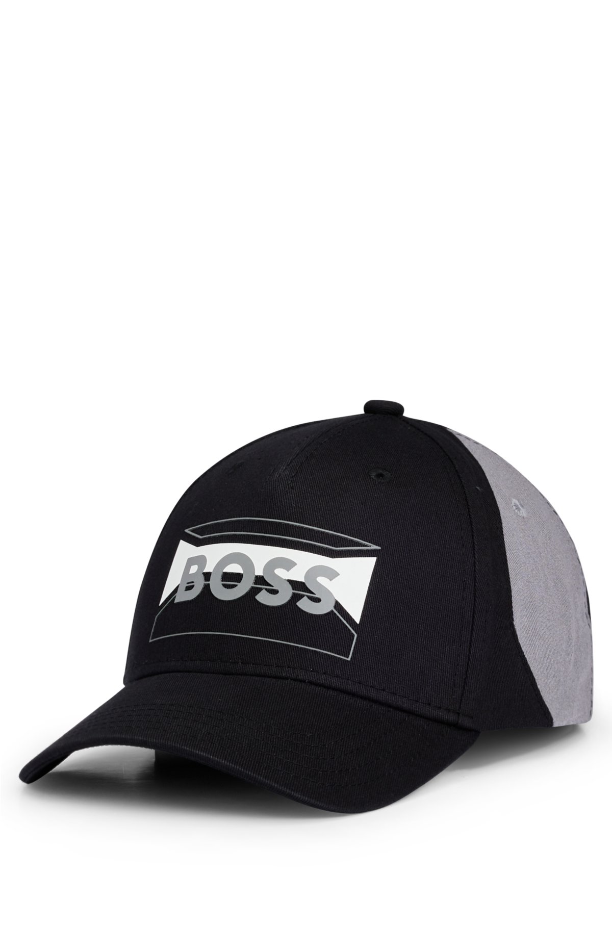 HUGO - Cotton-twill cap with logo details