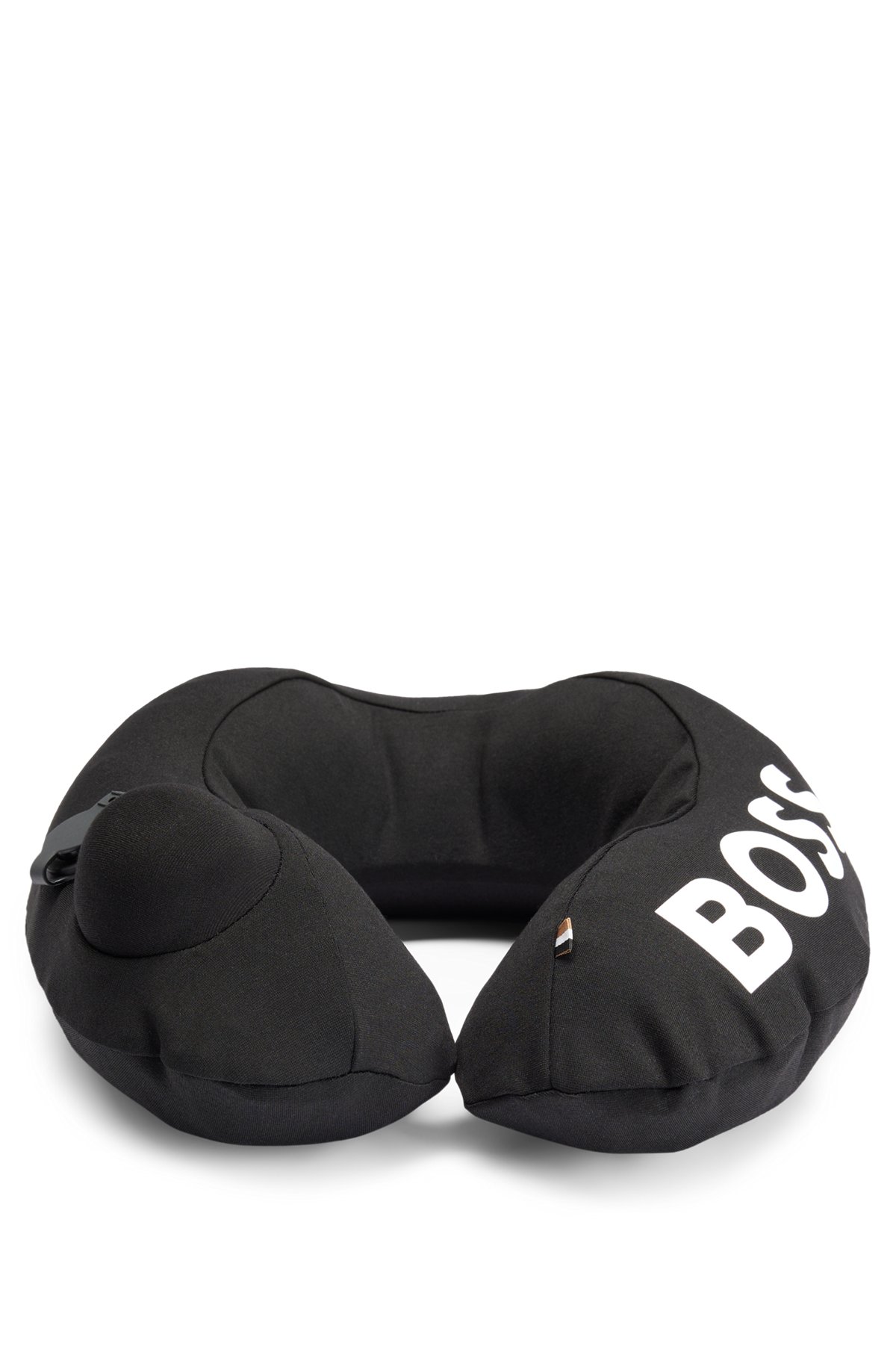 Gift-boxed set with neck pillow and eye mask, Black
