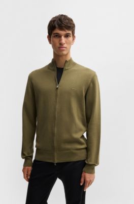 極美品 ヒューゴボス ニット テーラードジャケット カーディガン 麻100