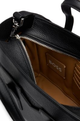 Hugo boss bag leather cheap
