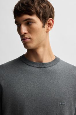 Maglione Uomo TOM TAILOR Basic - Cotone 100%, Logo Ricamato, Vestibilità Normale - Foto 3