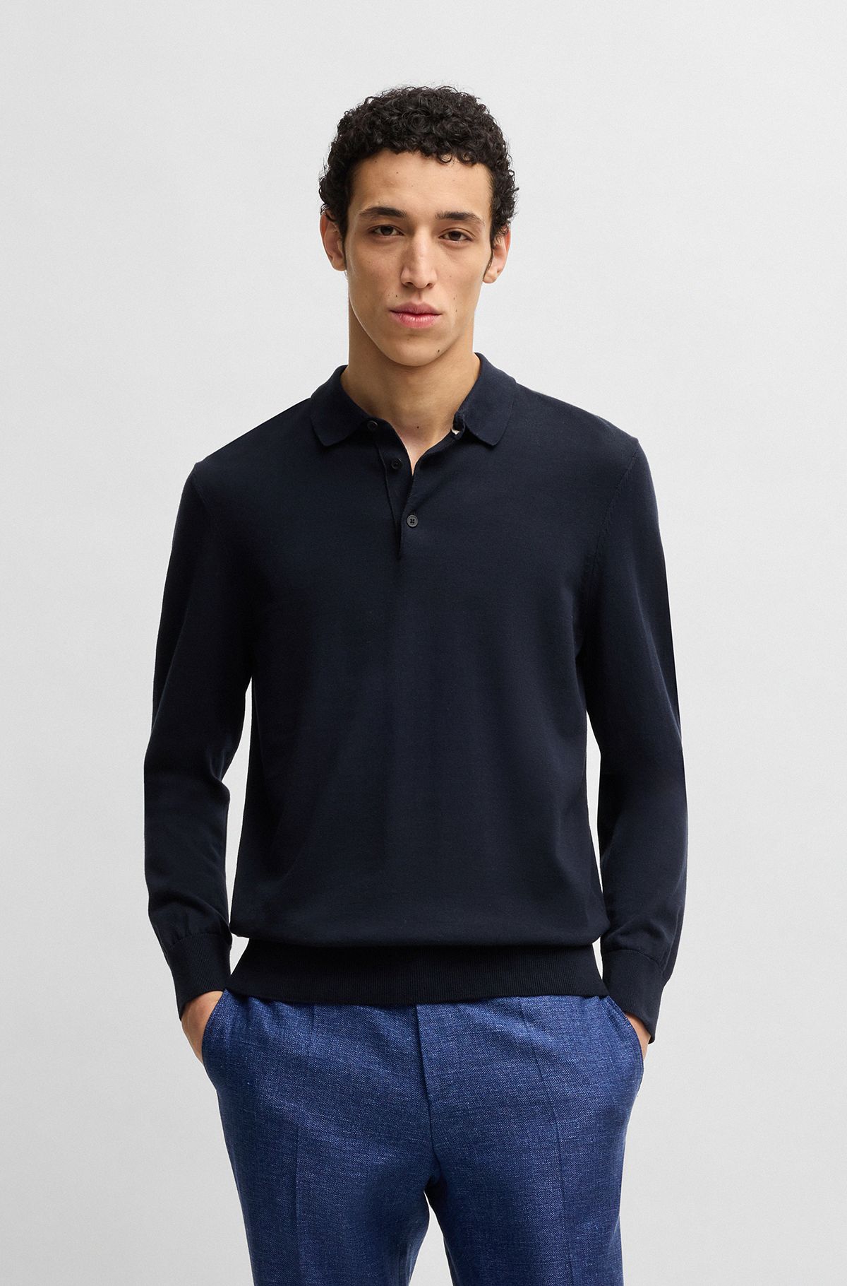 メンズロングスリーブポロシャツ | HUGO BOSS メンズロングスリーブポロシャツ | HUGO BOSS