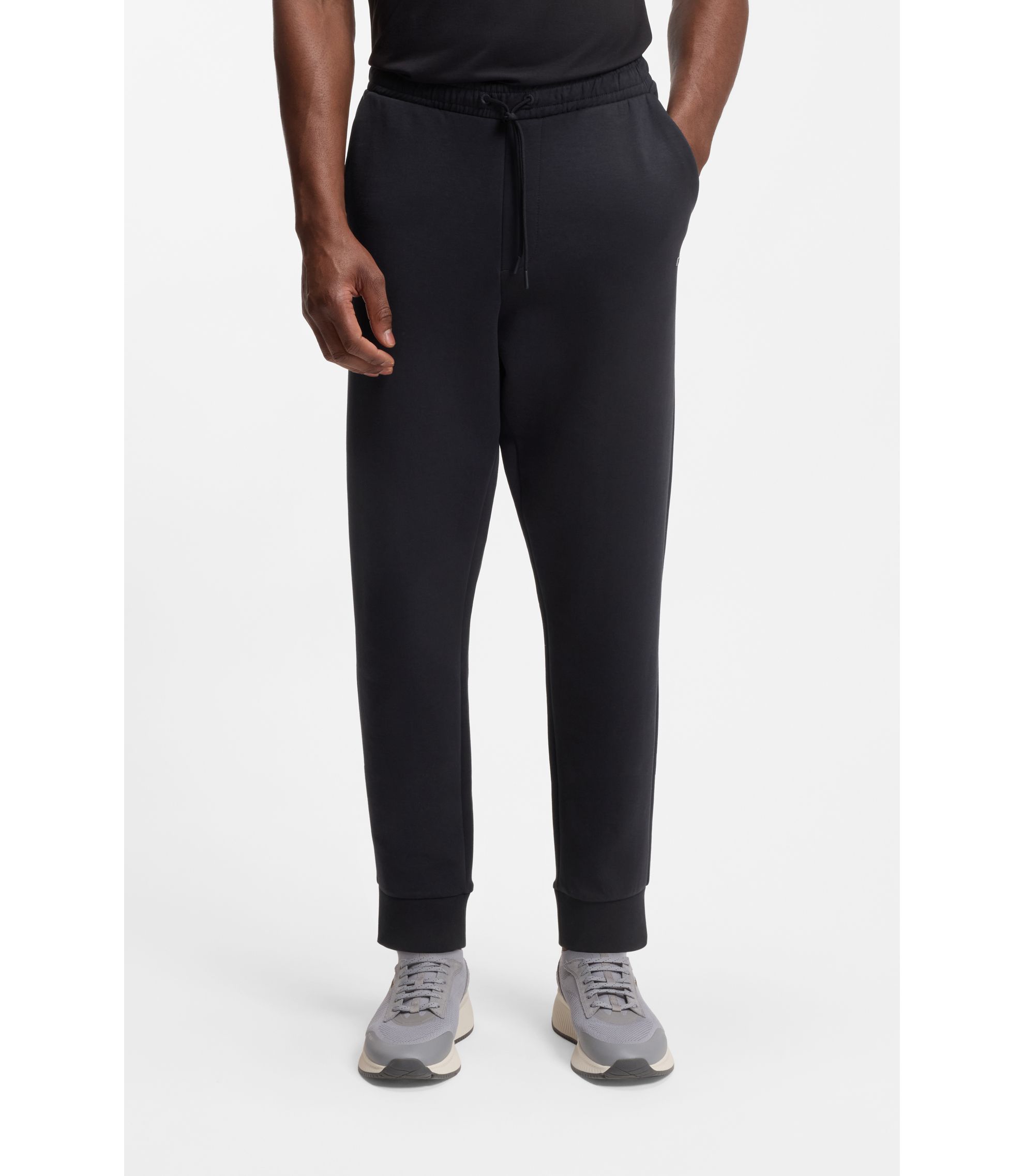 Jogginghose aus Stretch-Baumwolle mit Logo-Print