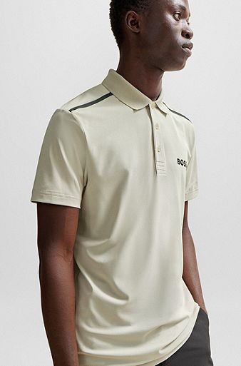 HUGO Beige Designer Menswear Shirts Men Polo BOSS by for |