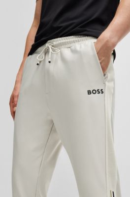 BOSS BOSS x Matteo Berrettini tracksuit bottoms with contrast tape