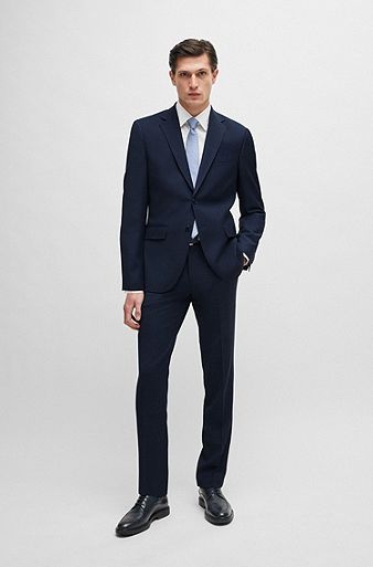 ブルー スーツ for Men by HUGO BOSS | Slim, Tailored & Regular Fit