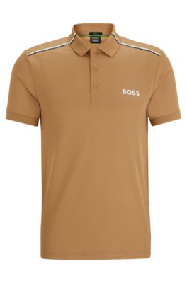 BOSS - BOSS x Matteo Berrettini スリムフィット ポロシャツ